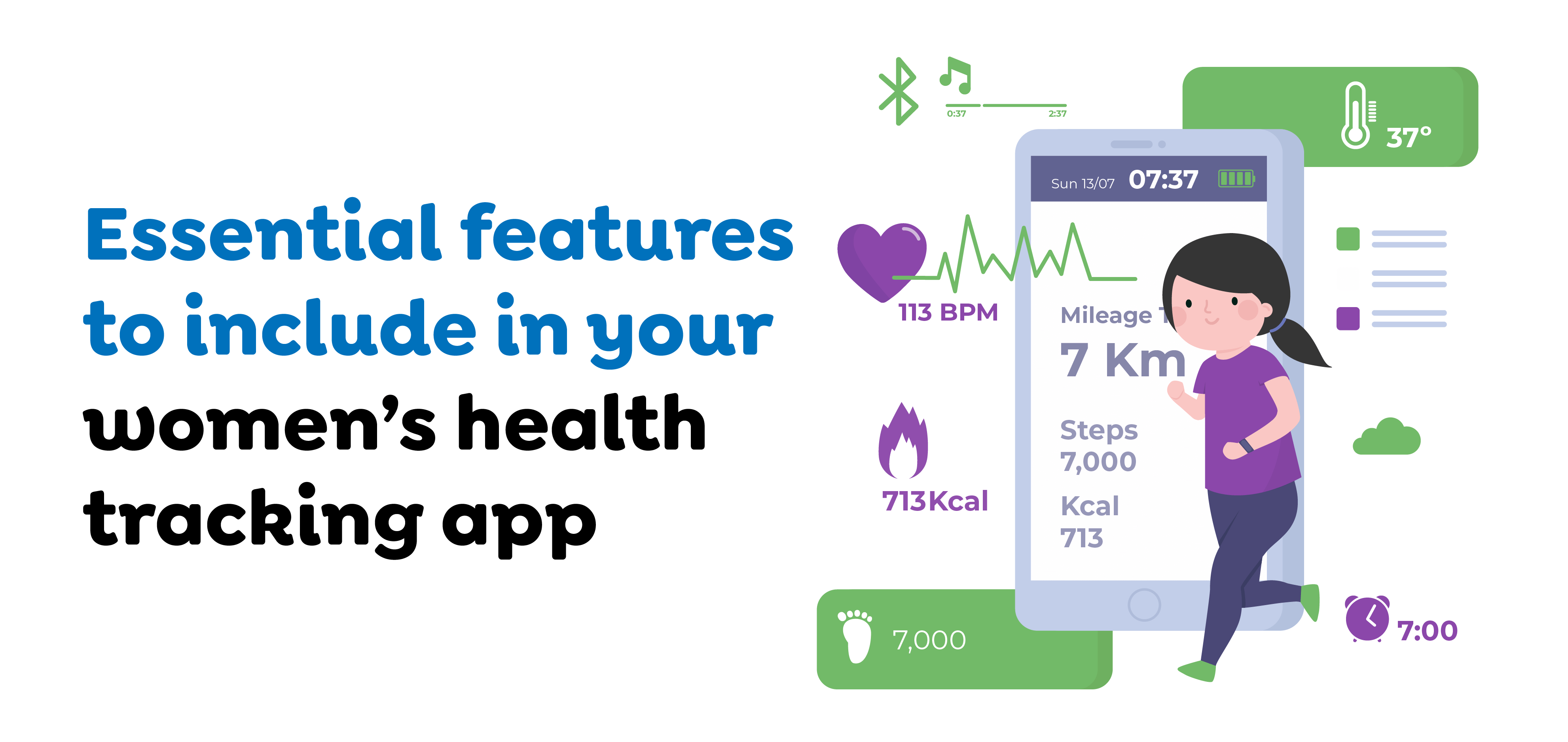 women’s health-tracking app features
