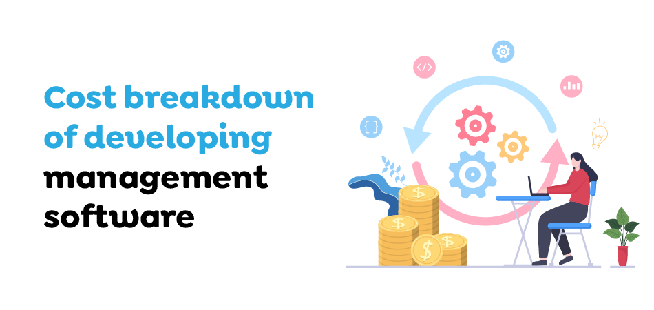 Cost breakdown of developing management software